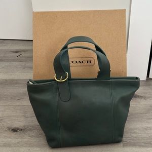 Waverly teal coach purse